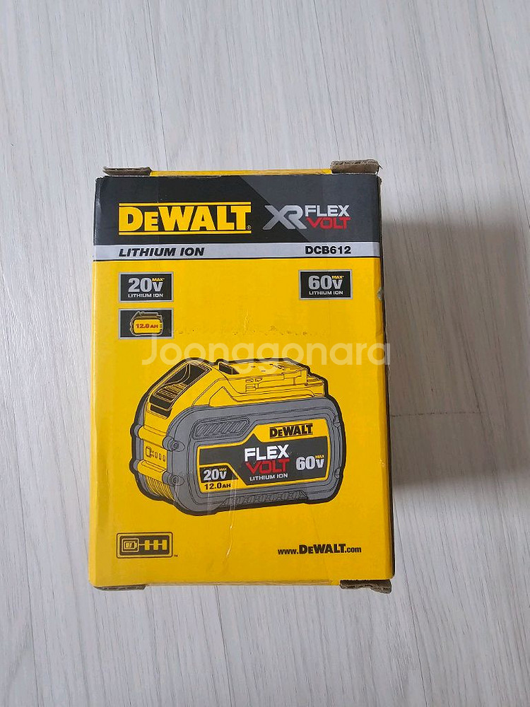 디월트 배터리 dcb612 새상품--0