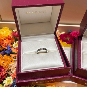 불가리 비제로원 반지 (화이트골드, 53호)