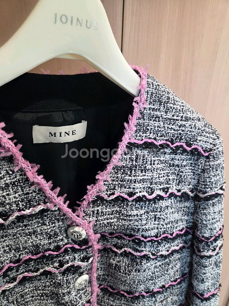 23 마인 트위드 가디건 자켓--3