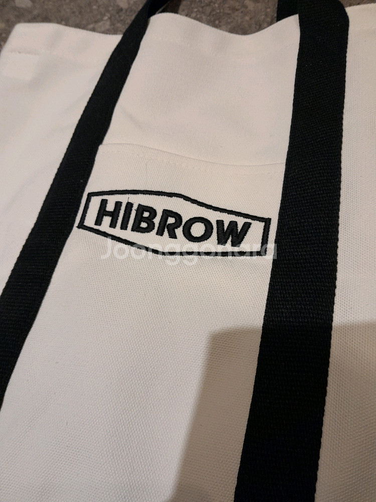 (새상품) 하이브로우 캔버스 토트백--3