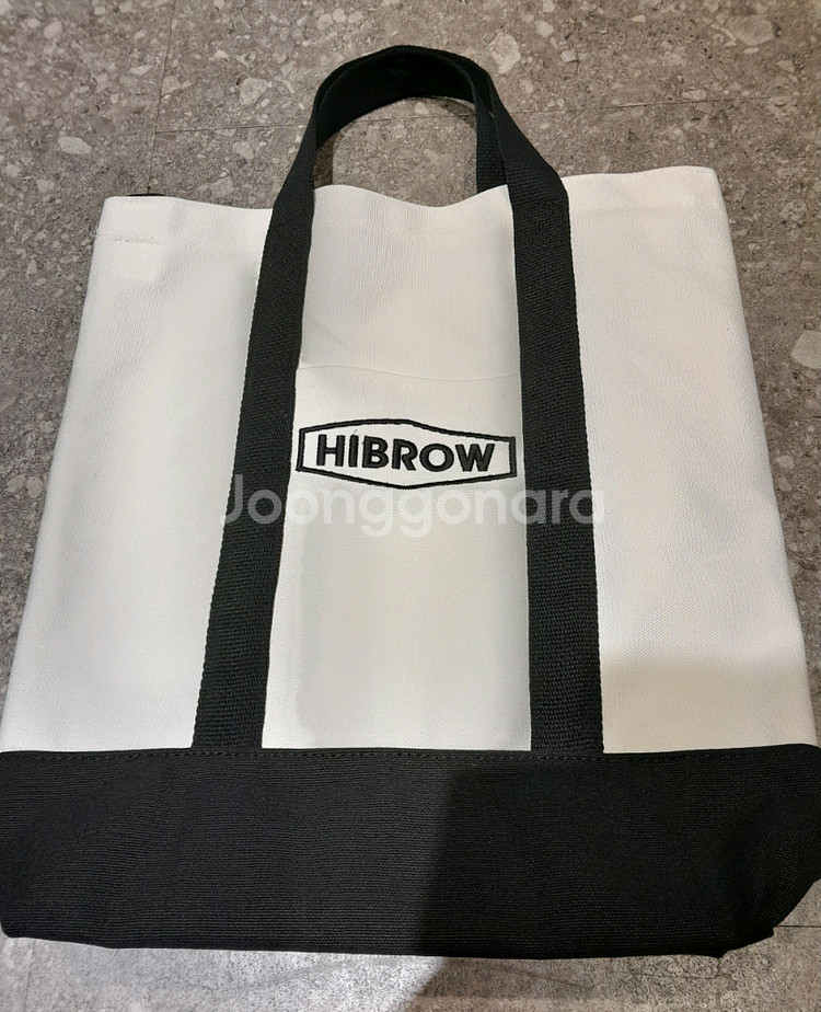 (새상품) 하이브로우 캔버스 토트백--2