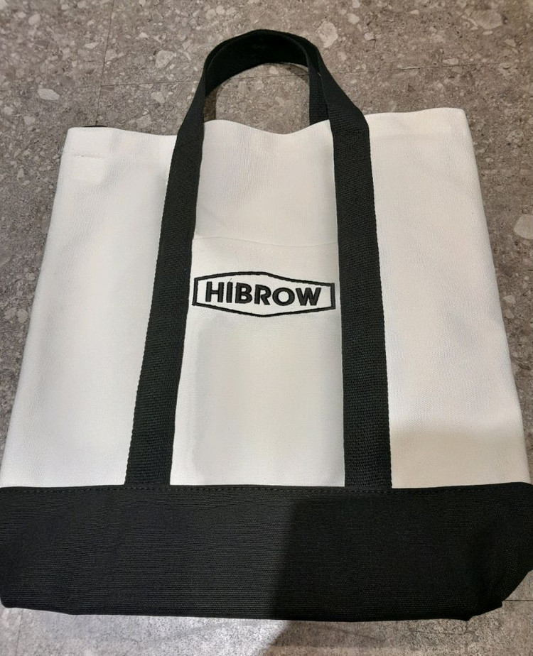 (새상품) 하이브로우 캔버스 토트백 이미지