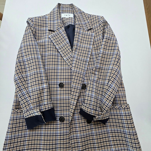 TATE 체크 패턴 블레이저 85