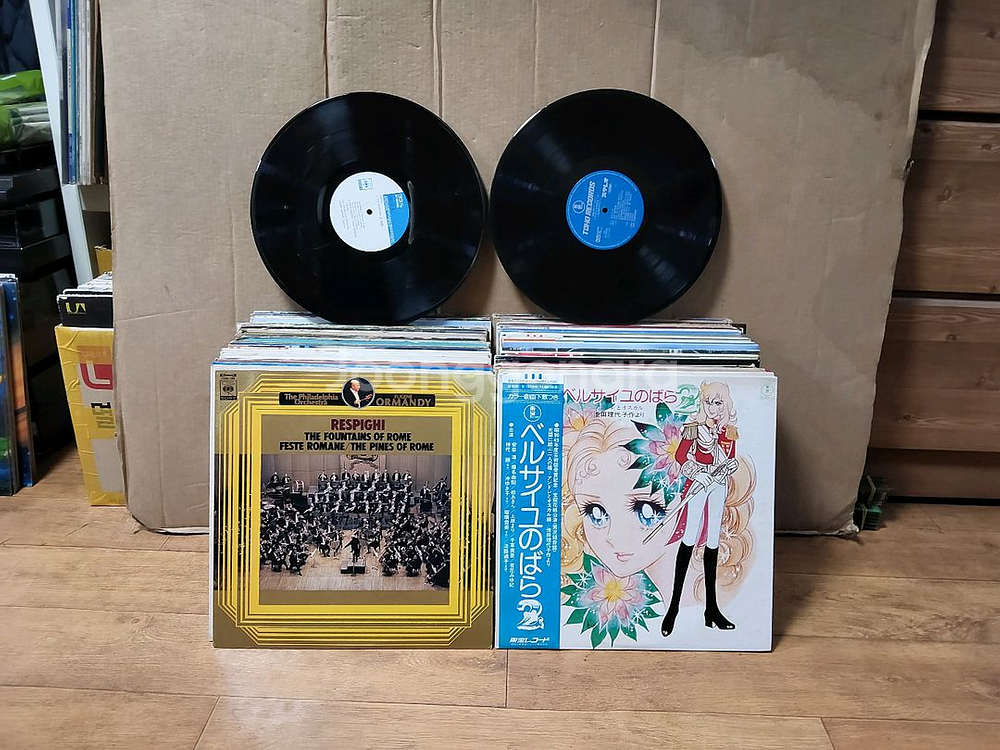 LP 음반 100장 일괄판매 (2 오디오 앰프 스피커--0