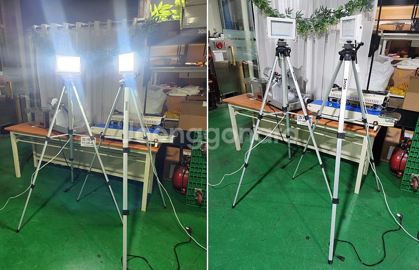 KOREEL 코릴 주방릴 물호스릴과 촬영및 작업조명 2대--2