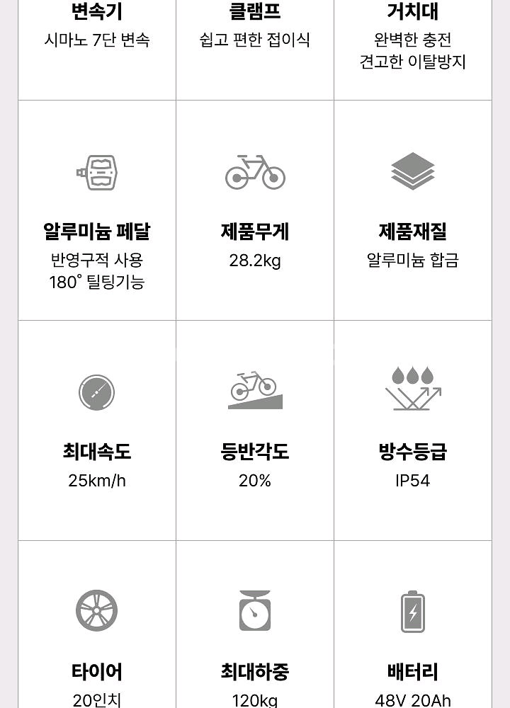 비아지오 V6 접이식 전기자전거(미개봉 새상품)--3