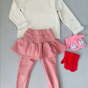 기모 여아상하복110