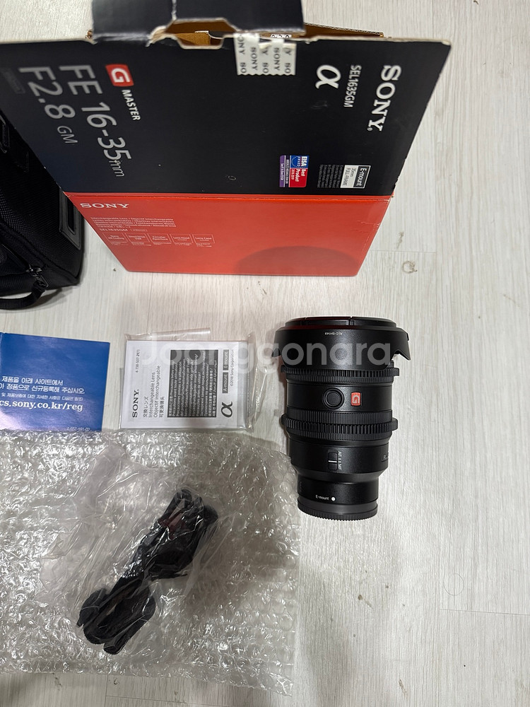 소니 FE 16-35mm F2.8 GM렌즈--1
