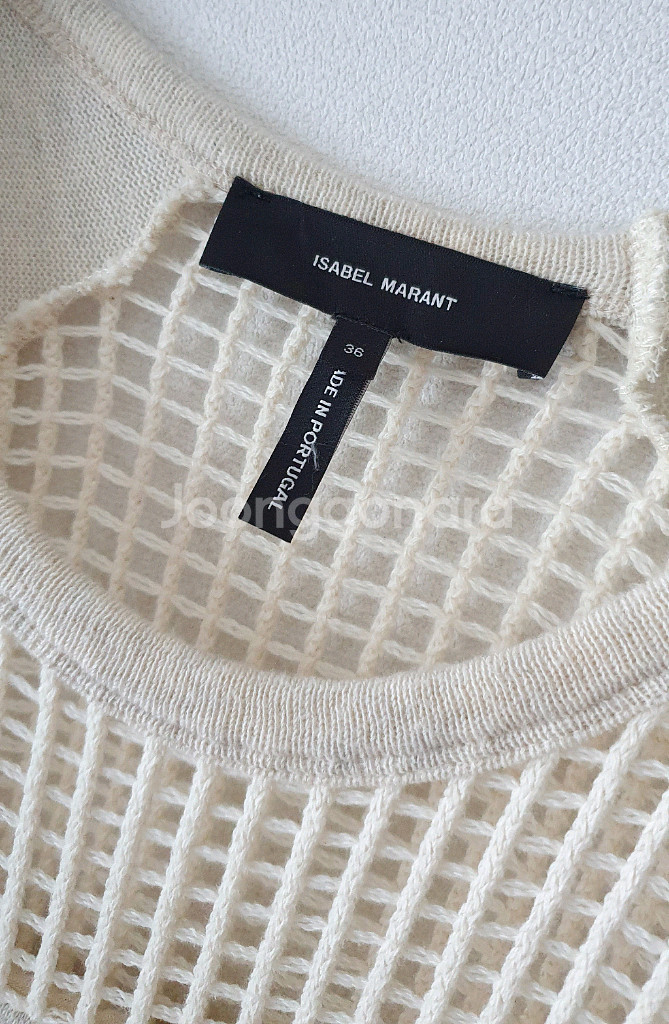 이자벨마랑 코튼 롱 니트 원피스--1