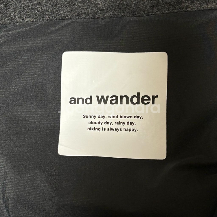 [L] 앤드원더 and wander 탑 플리스 자켓--1