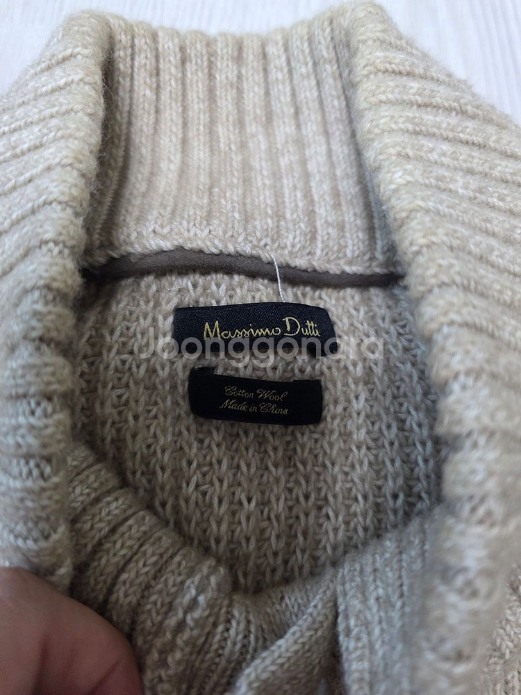 마시모두띠 남성 니트 가디건 L사이즈--4