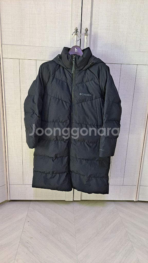 컬럼비아 키즈 130 콜롬비아 롱패딩 블랙 키120--2