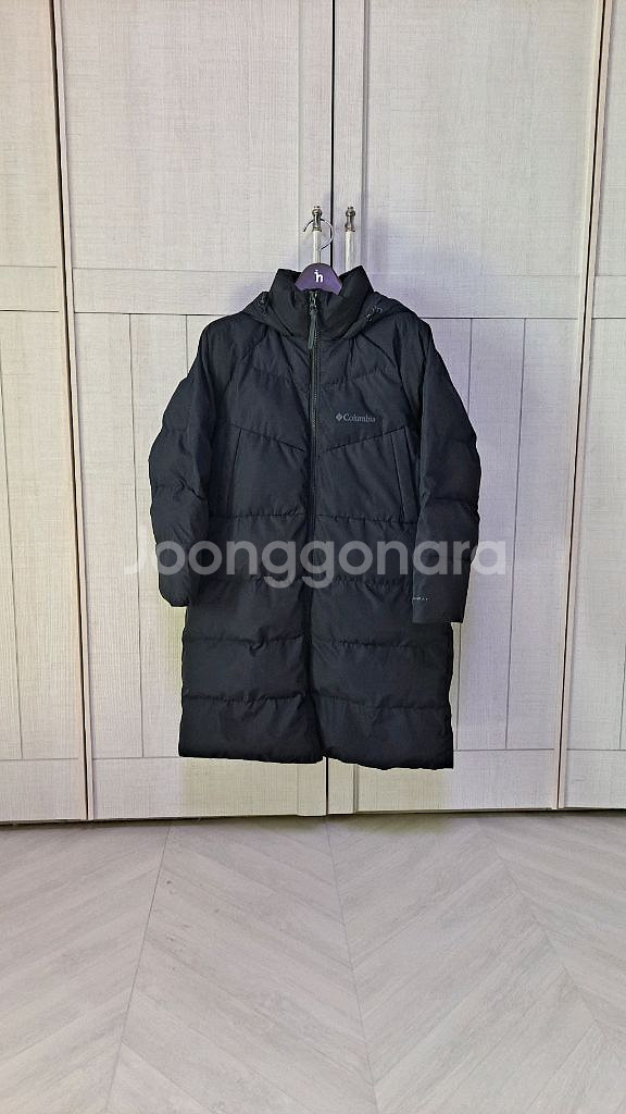 컬럼비아 키즈 130 콜롬비아 롱패딩 블랙 키120--1