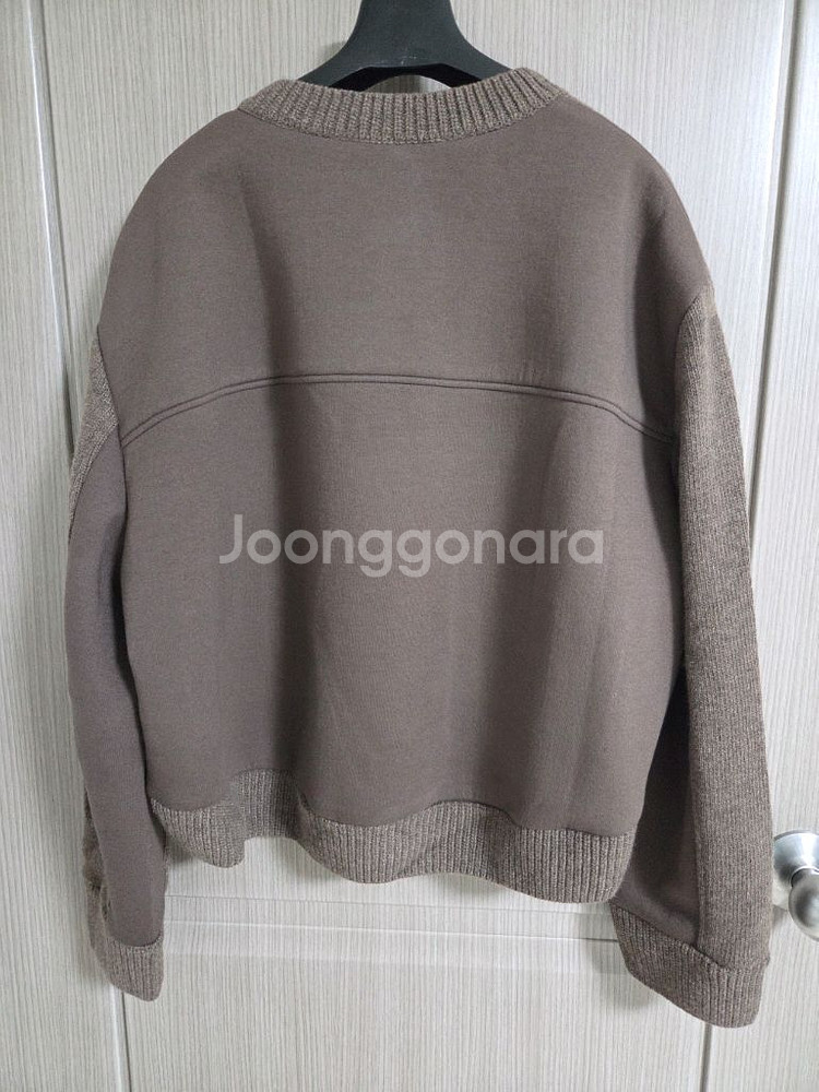 시스템 텍스처 블록 니트자켓 랑방 마인 타임 더캐시미어--6