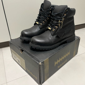 [8.5] 팀버랜드 6인치 프리미엄 레더 블랙 부츠