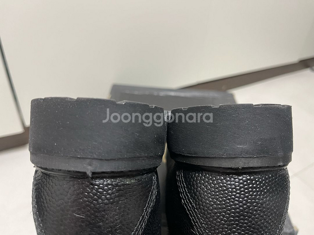 [8.5] 팀버랜드 6인치 프리미엄 레더 블랙 부츠--6