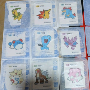 무료배송 포켓몬띠부씰 2세대 3자리씰 1개 선택 4자리