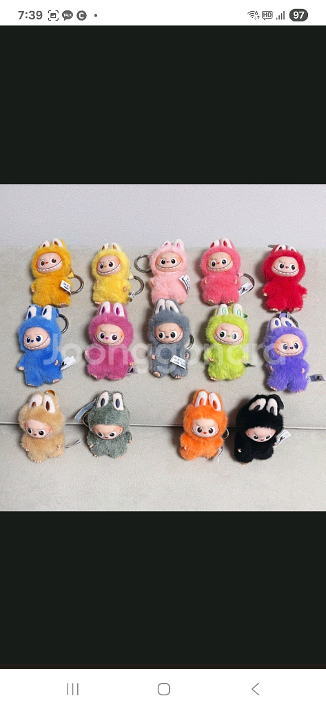 라부부 내마음속비밀번호 인형키링(N~Z) 미개봉정품--9