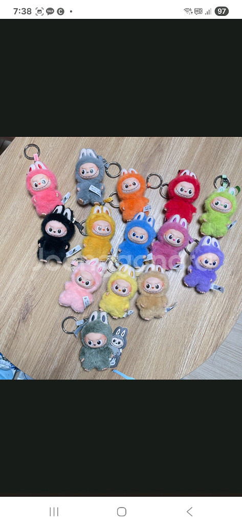 라부부 내마음속비밀번호 인형키링(N~Z) 미개봉정품--8