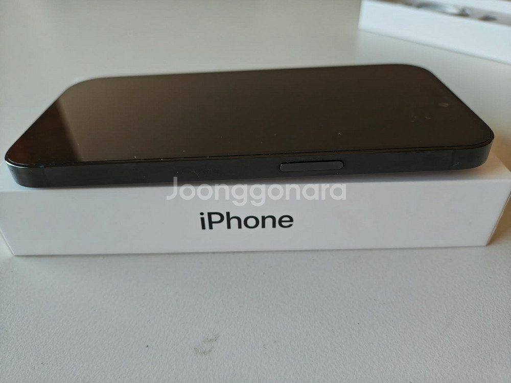 아이폰14프로 블랙 128GB 배터리99% 자급제 판매--4