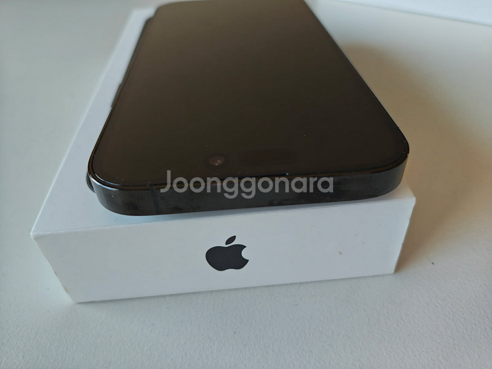 아이폰14프로 블랙 128GB 배터리99% 자급제 판매--5