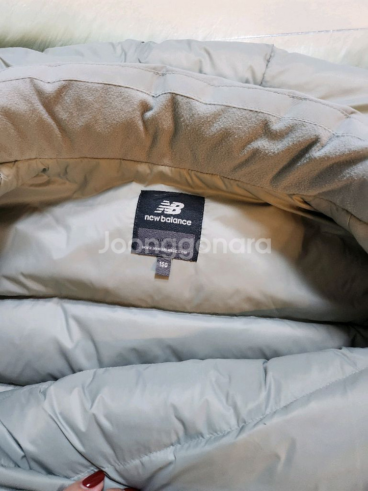 뉴발란스 구스 롱패딩 150사이즈--4