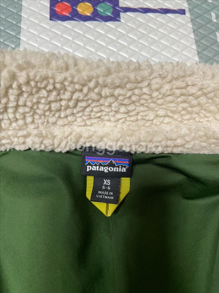 파타고니아 키즈 후리스 XS--5