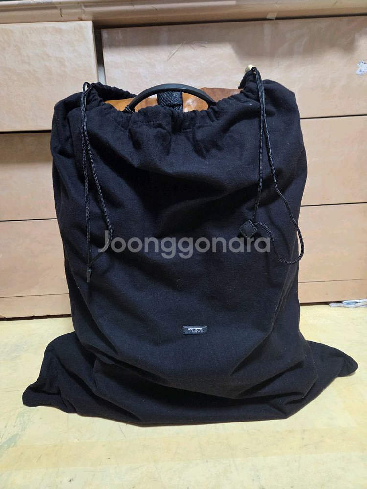 투미 정품 알파브라보 루크 롤탑 레더 백팩--9