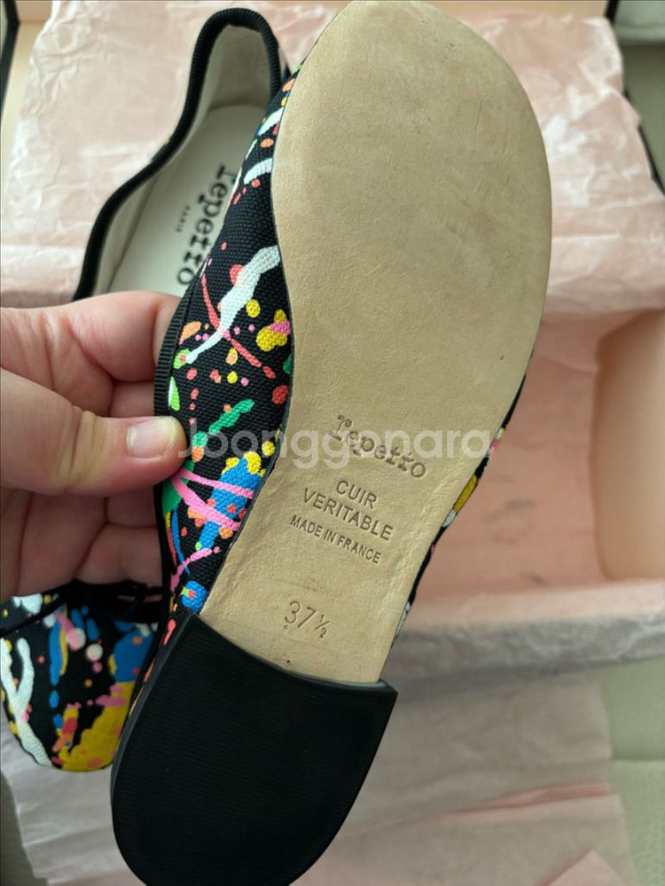 [미사용]레페토 산드리옹 플랫 슈즈--3