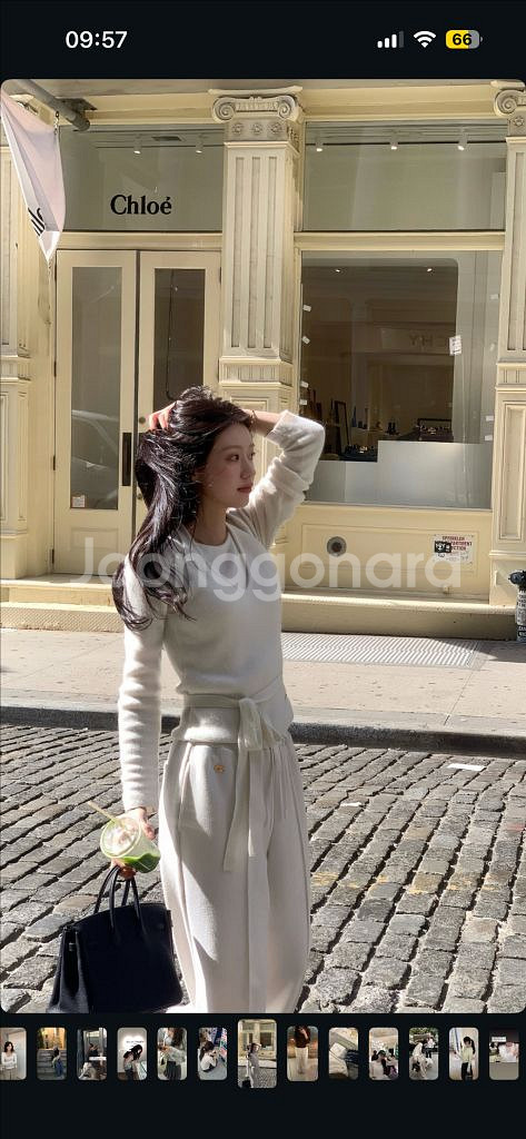 르플레인 홀터 레이어드 니트 새상품--0