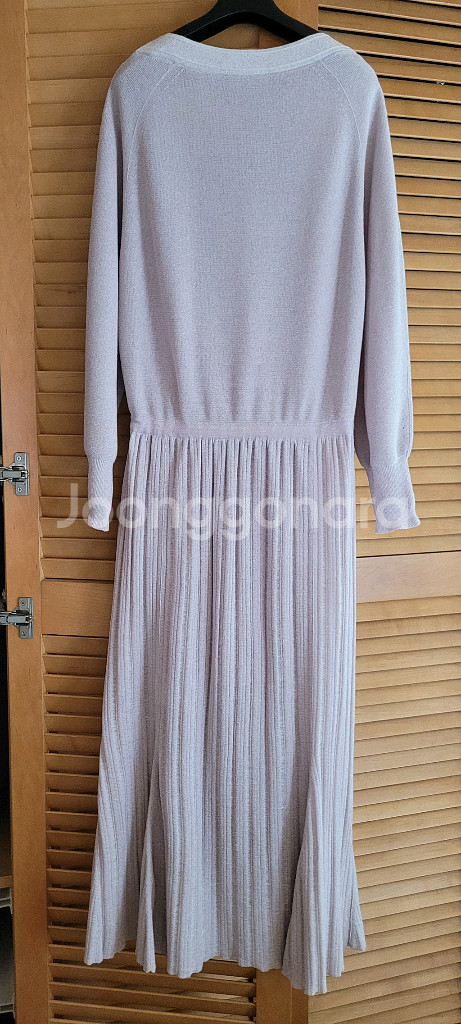 랑방니트원피스 타임 더캐시미어 구호 르베이지--6