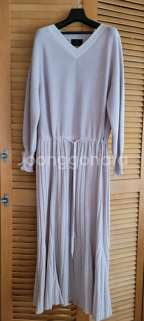 랑방니트원피스 타임 더캐시미어 구호 르베이지--4