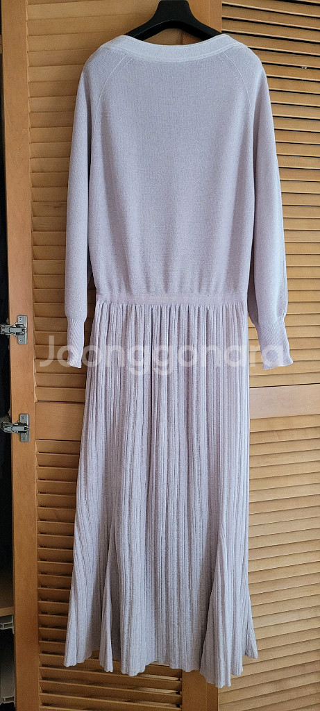 랑방니트원피스 타임 더캐시미어 구호 르베이지--5