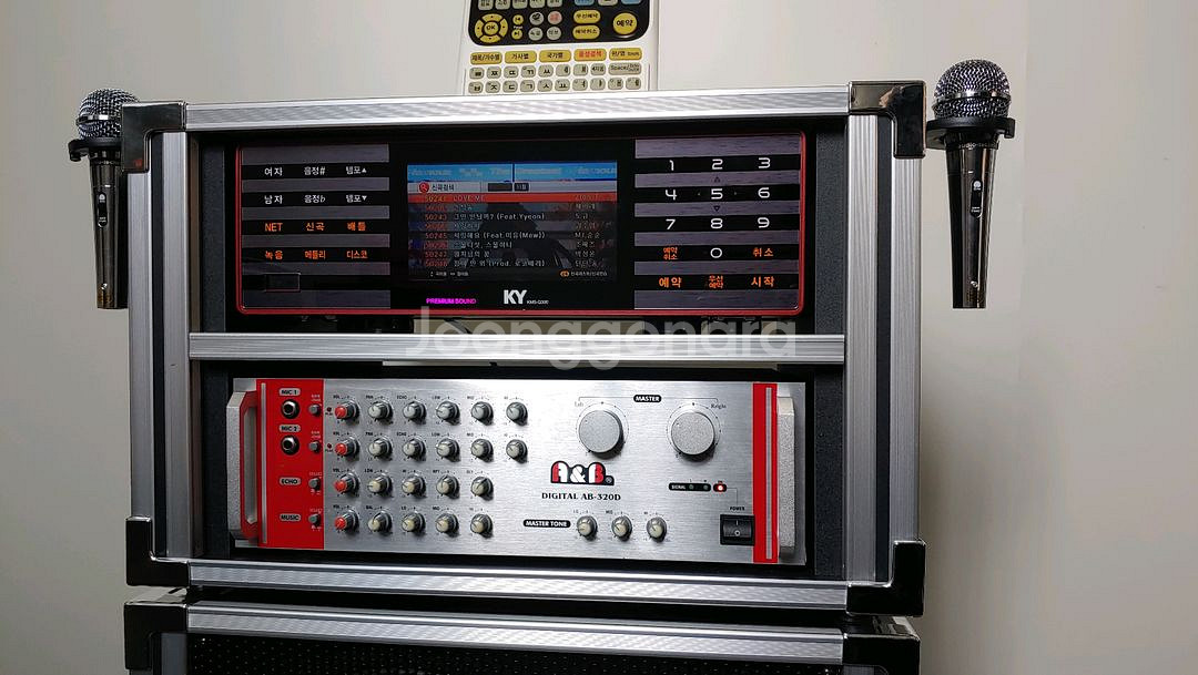 금영 고급형이동식노래방세트--1