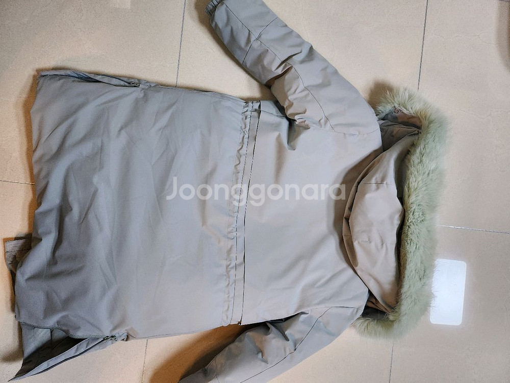 뉴발란스 구스 롱패딩 150사이즈--8