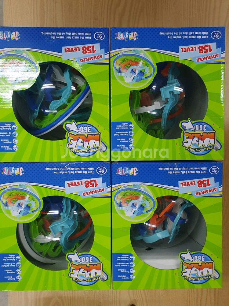 새상품 레벨구 입체구슬 퍼즐게임 3D미로장난감 실내게임--3