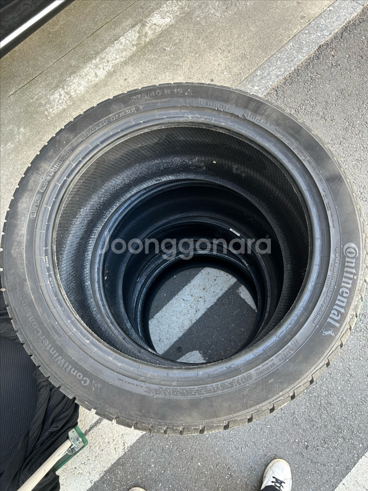 콘티넨탈 윈터 컨텍 타이어 한대분--0