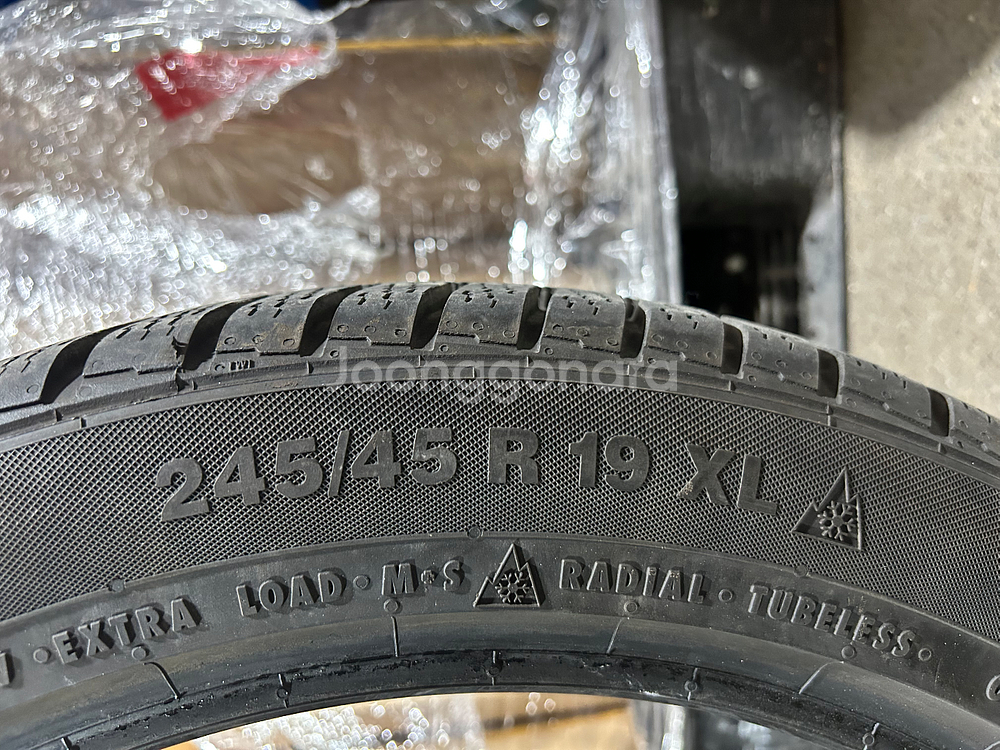 콘티넨탈 윈터 컨텍 타이어 한대분--4