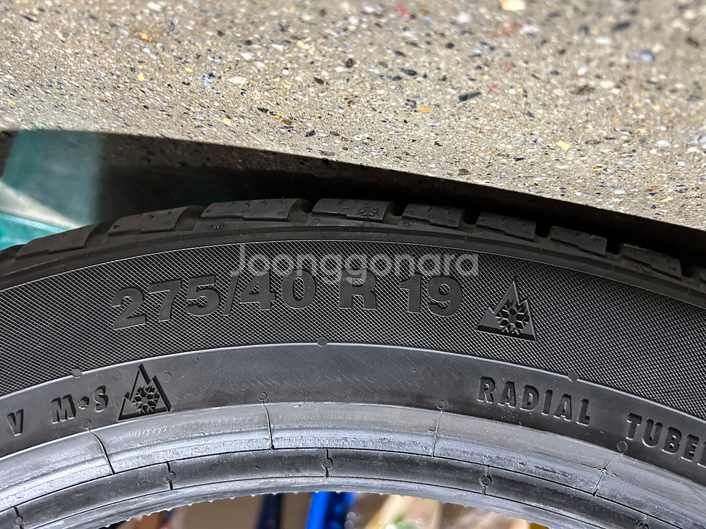 콘티넨탈 윈터 컨텍 타이어 한대분--6