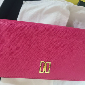 닥스 핑크 장지갑