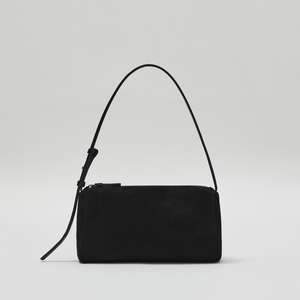 (새상품)파사드패턴 캐빈백 스웨이드 블랙