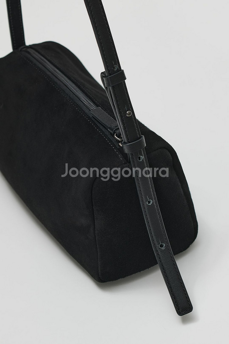 (새상품)파사드패턴 캐빈백 스웨이드 블랙--4