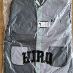 히로 컬러 블럭 리버서블 자켓 그레이 160/170