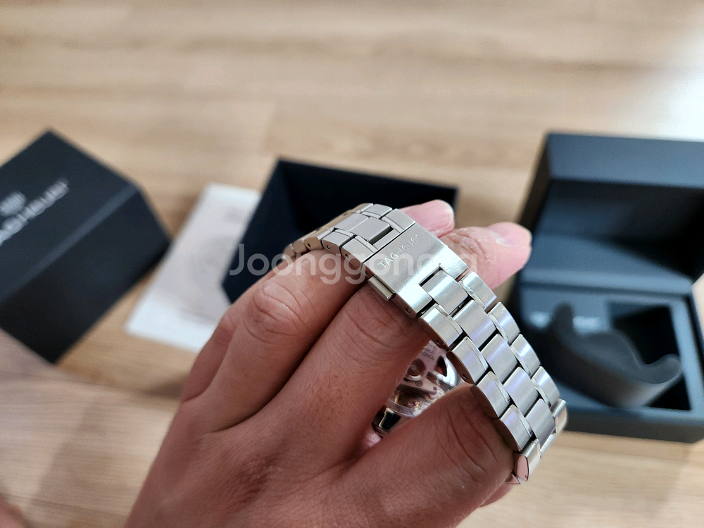 태그호이어 까레라 헤리티지 블루핸즈 크로노--4