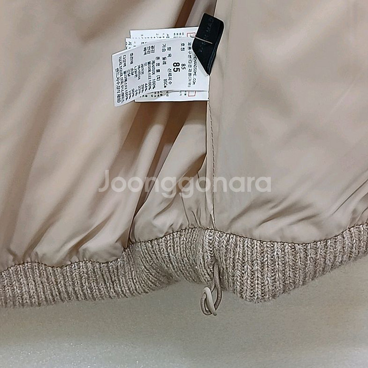 더캐시미어 순 캐시미어 구스 다운 패딩 조끼 여성 사랑--3