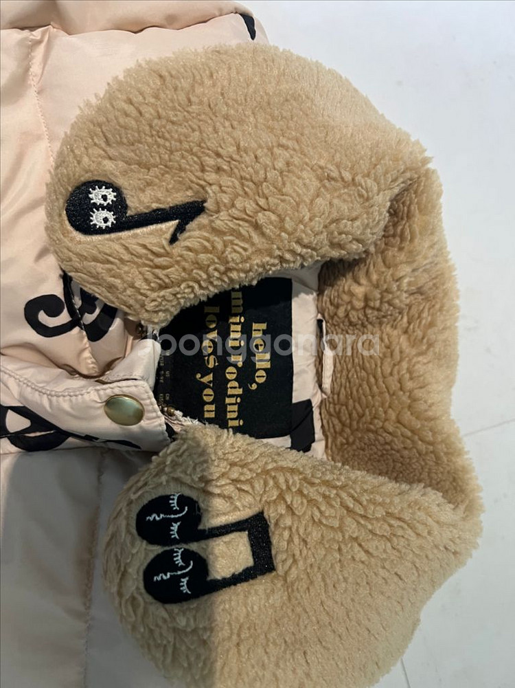 미니로디니 음표패딩--2