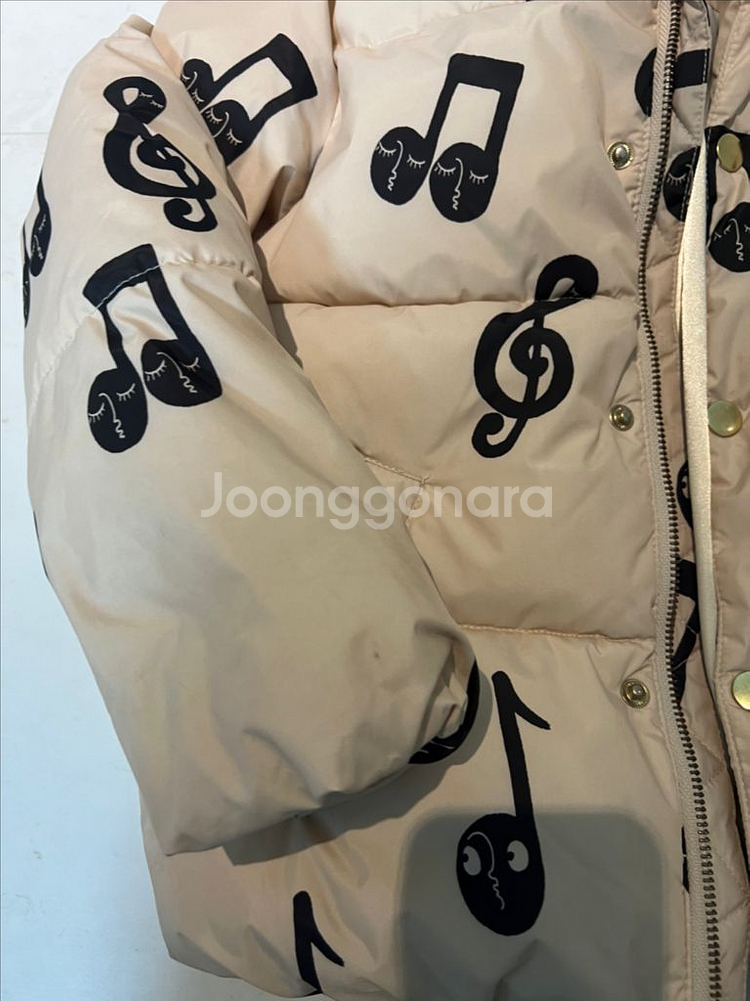 미니로디니 음표패딩--4