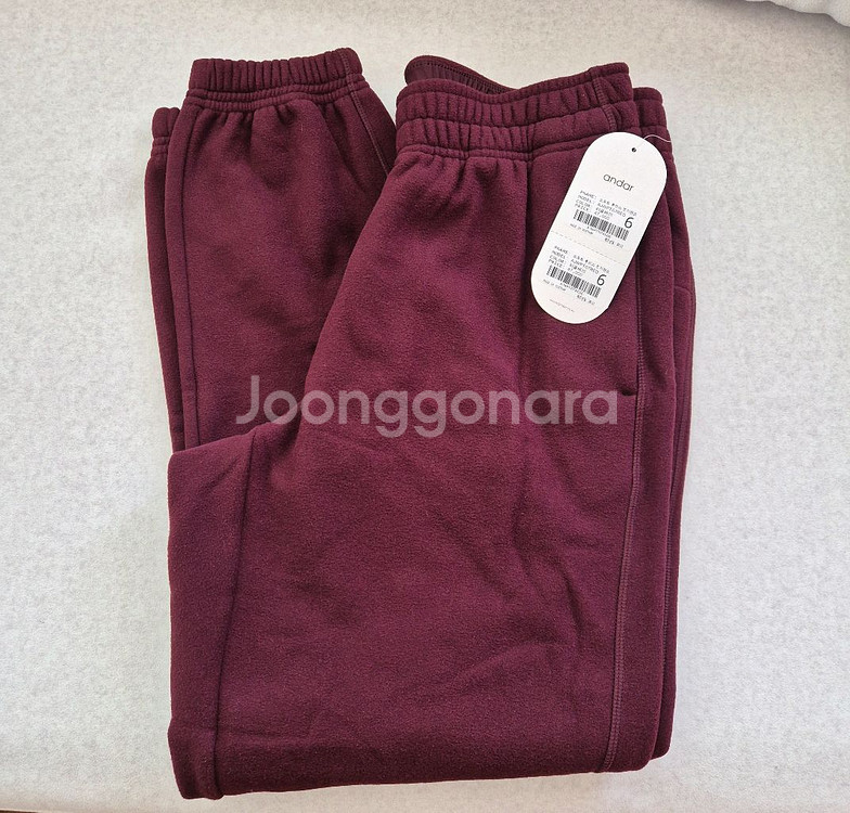 안다르 후리스 조거팬츠(6)--0