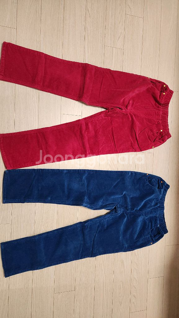 아동 코듀로이 바지 2벌 세트--0