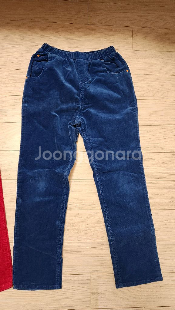 아동 코듀로이 바지 2벌 세트--1